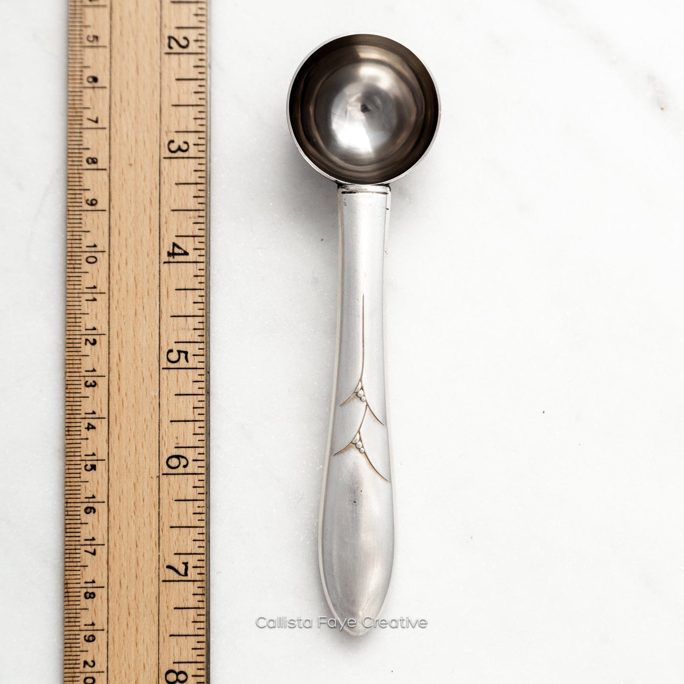 Lady Hamilton 1932, Tea Measuring Spoon, Vintage Silverware Scoop Scoop callistafaye