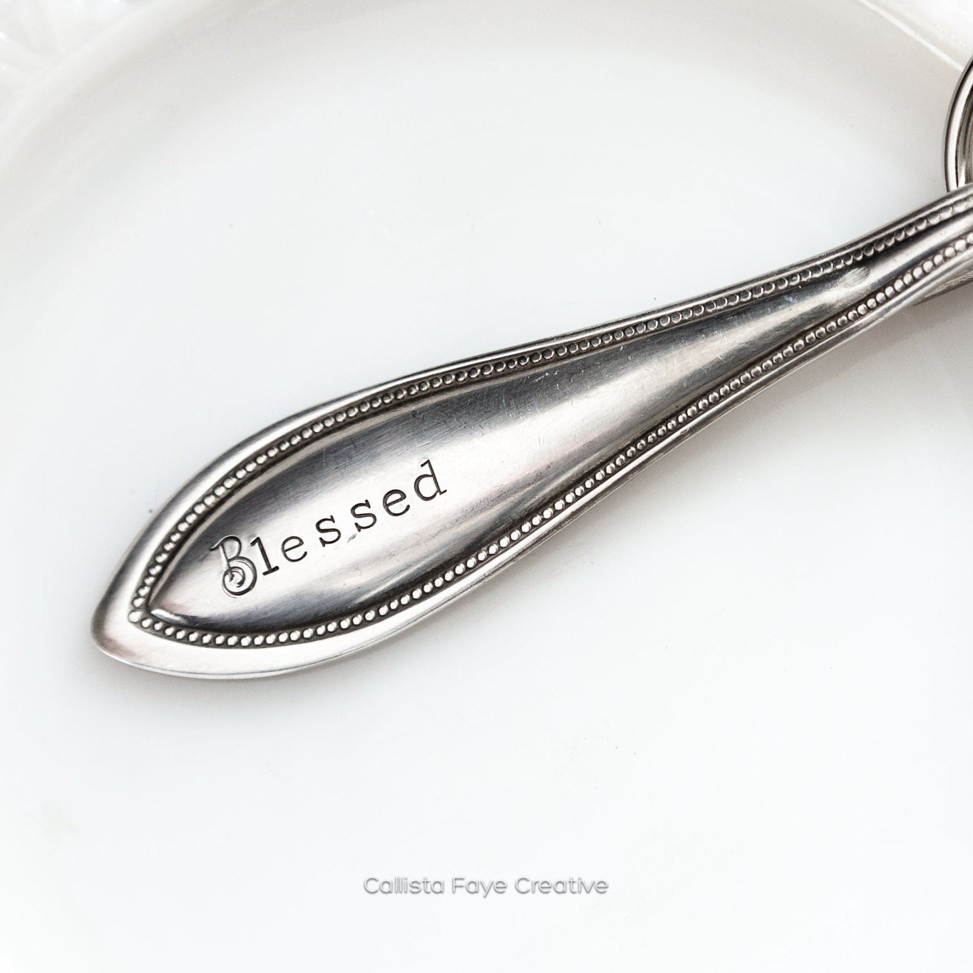 Blessed, Spoon Handle Keychain Keychains callistafaye