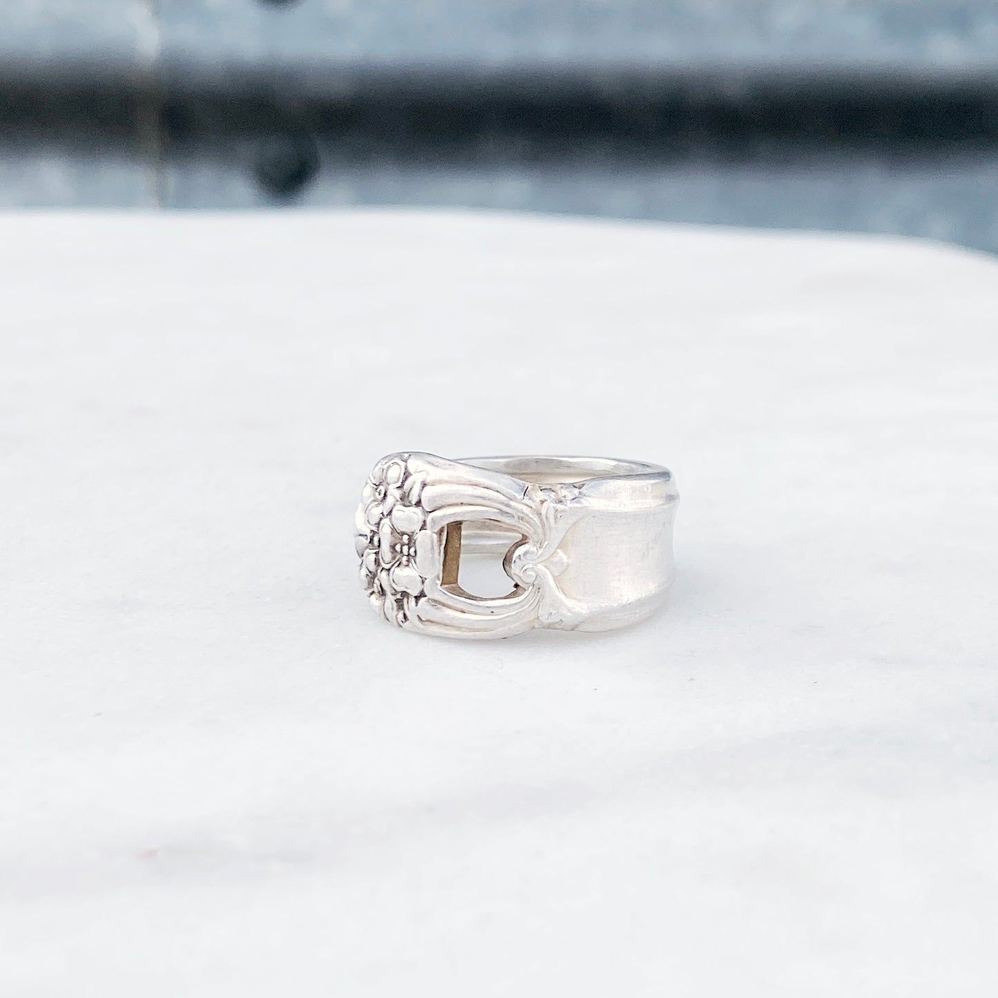 Eternally Yours 1941, Custom Size Spoon Ring, Vintage Silverware Ring Rings callistafaye