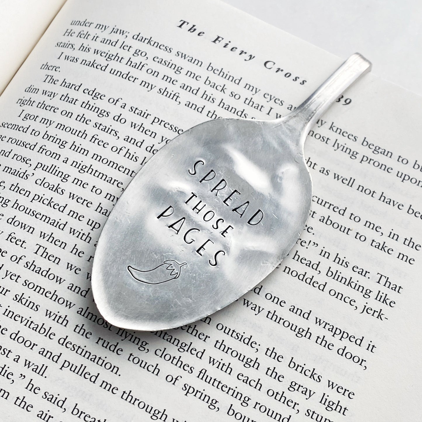 Spread Those Pages (spicy), Vintage Spoon Bookmark Bookmarks callistafaye