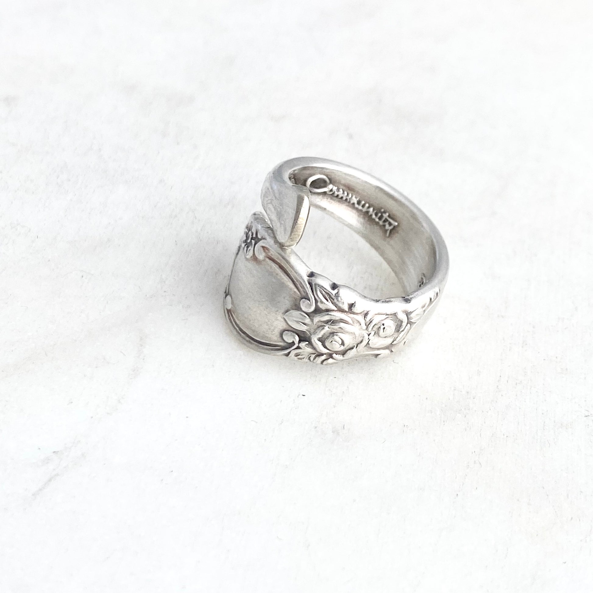 Tiny Ballad Country Lane 1953, Size 6, Demi Spoon Spiral Ring, Vintage Spoon Ring Rings callistafaye   