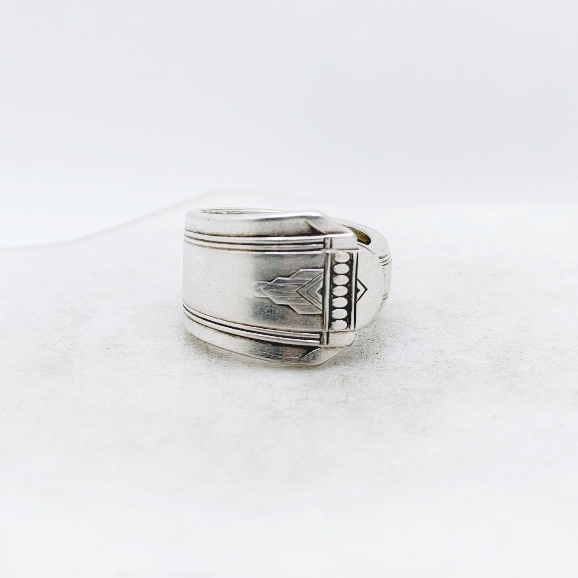 Barbara 1931, Custom Size Spoon Ring, Vintage Silverware Ring Rings callistafaye