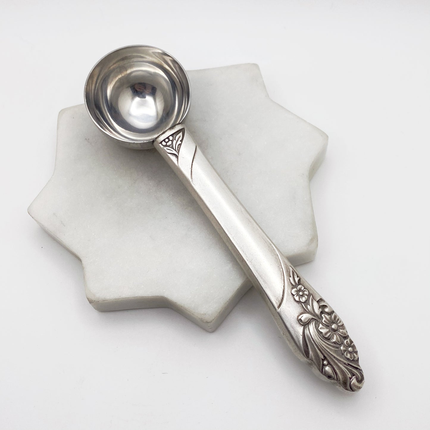 Evening Star 1950, Tea Measuring Spoon, Vintage Silverware Scoop Scoop callistafaye   