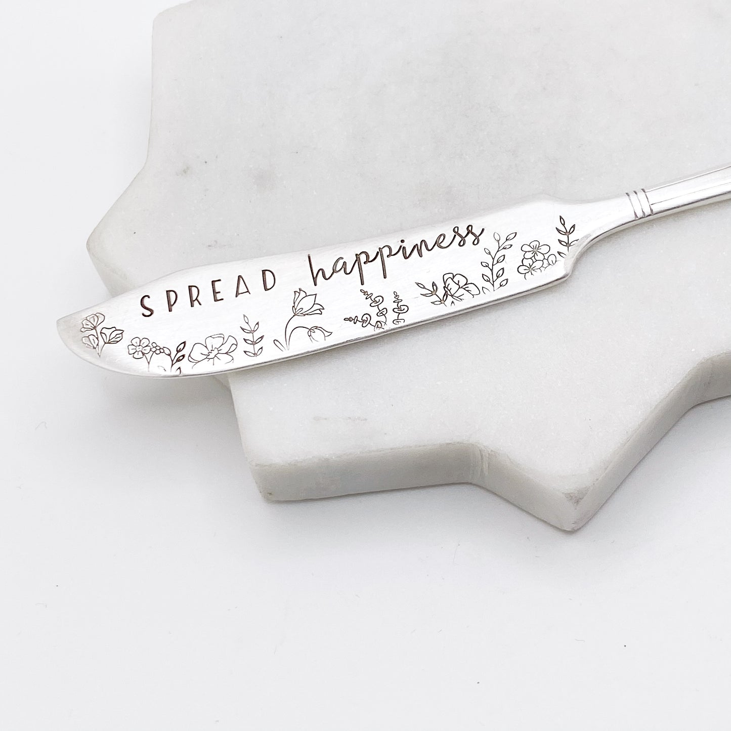 Spread Happiness, Hand Stamped Vintage Spreader Spreaders callistafaye   