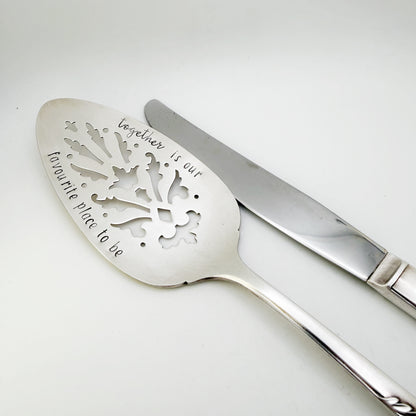 Bridal Wreath 1950, Serving Set 3, Hand Stamped Vintage Serving Sets & Pieces Serving Set callistafaye