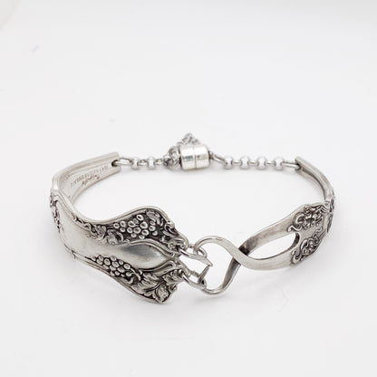 Vintage 1904 / Berwick 1904, RARE Antique Full Curly Fork Bracelet, Antique Spoon Handle, Vintage Spoon Bracelet Bracelets callistafaye