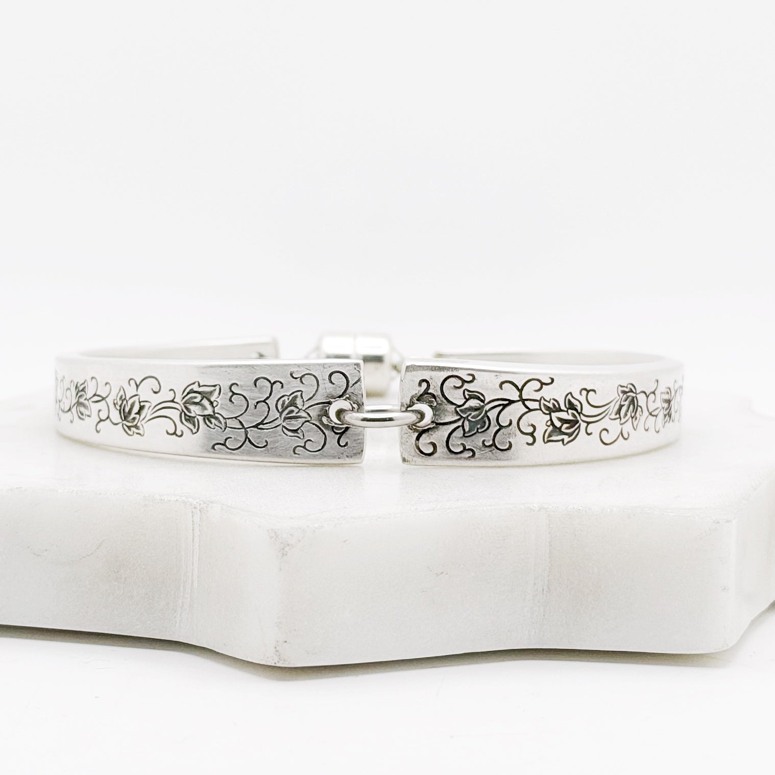 Silver Lace 1968, RARE Two-Part Spoon Bracelet, Vintage Spoon Handle, Vintage Spoon Bracelet Bracelets callistafaye