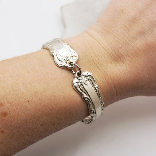 Bellfontaine 1973, RARE Two-Part Spoon Bracelet, Vintage Spoon Handle, Vintage Spoon Bracelet Bracelets callistafaye