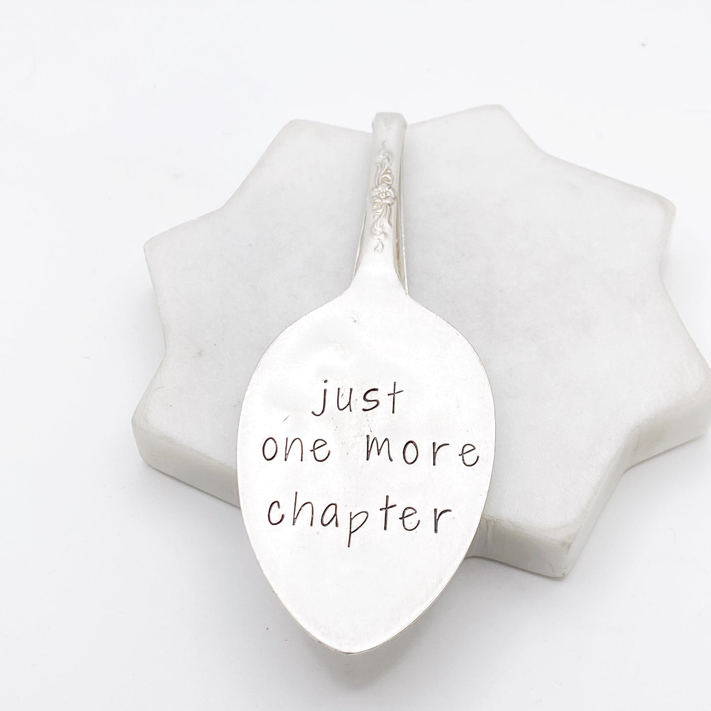 Just One More Chapter, Vintage Spoon Bookmark Bookmarks callistafaye