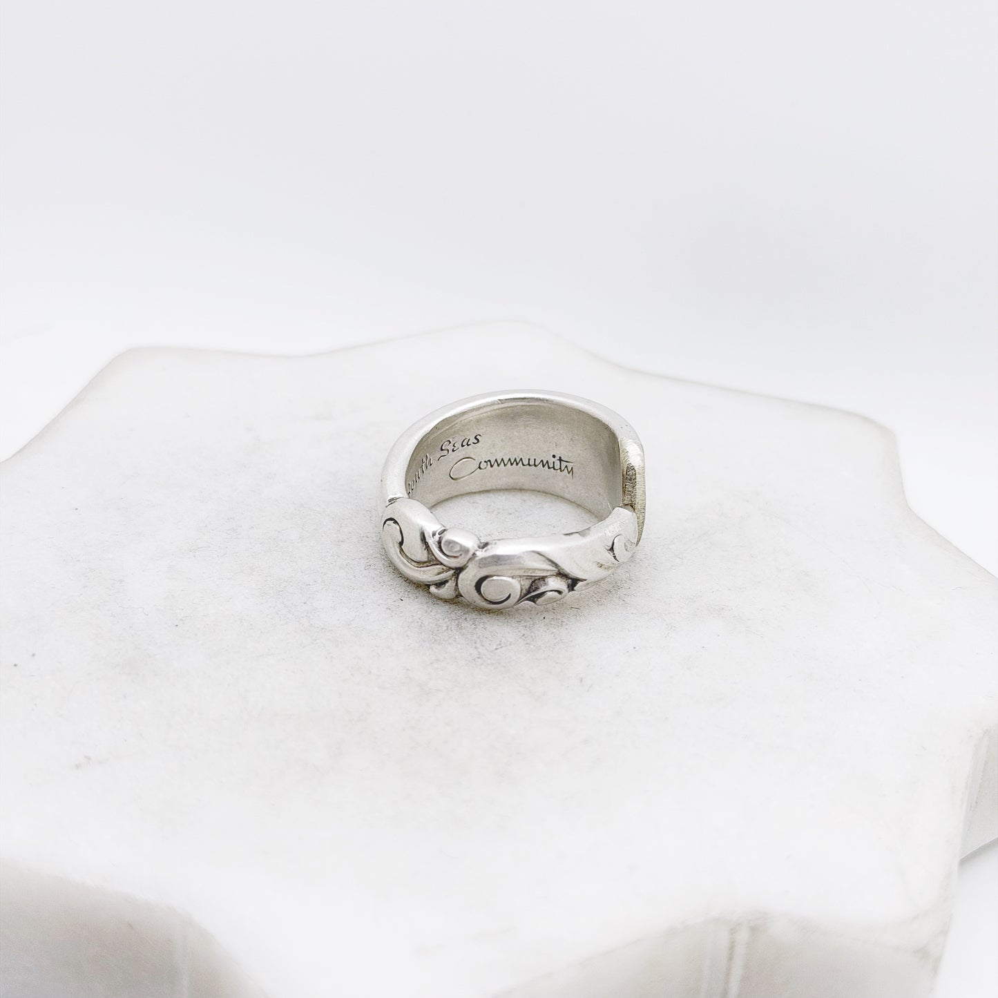 South Seas 1955, Custom Size Spoon Ring, Vintage Silverware Ring Rings callistafaye