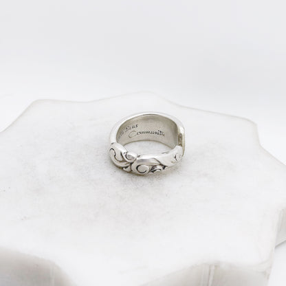 South Seas 1955, Custom Size Spoon Ring, Vintage Silverware Ring Rings callistafaye