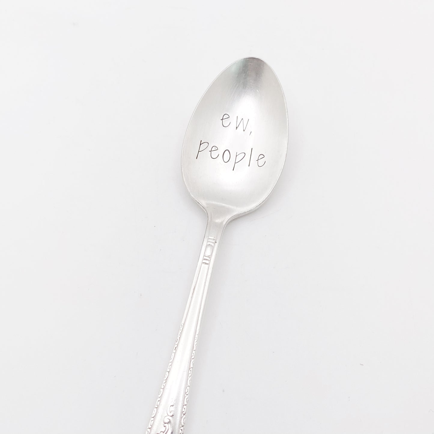 Ew People, Hand Stamped Vintage Spoon Spoons callistafaye