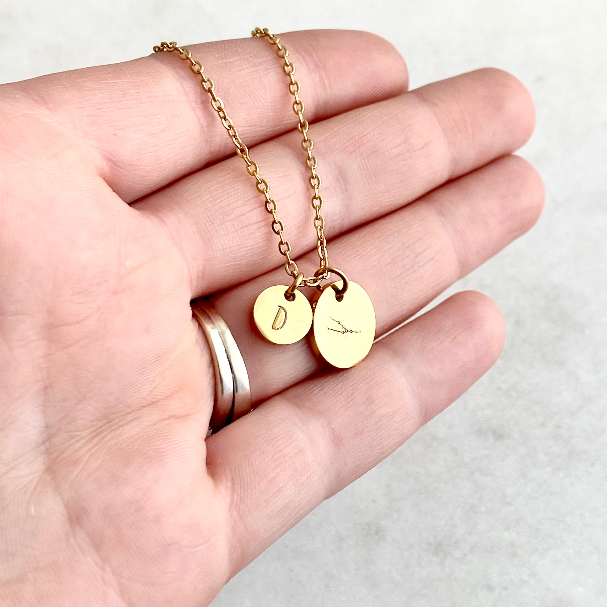 Zodiac 2025 coin necklace