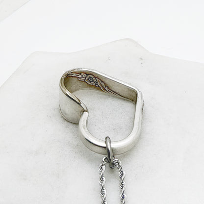 Bridal Wreath 1950, Floating Heart, Vintage Spoon Jewelry Hearts callistafaye