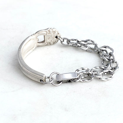 Eternally Yours 1941, Half Chain Bracelet, Vintage Spoon Handle, Antique Spoon Bracelet Bracelets callistafaye   