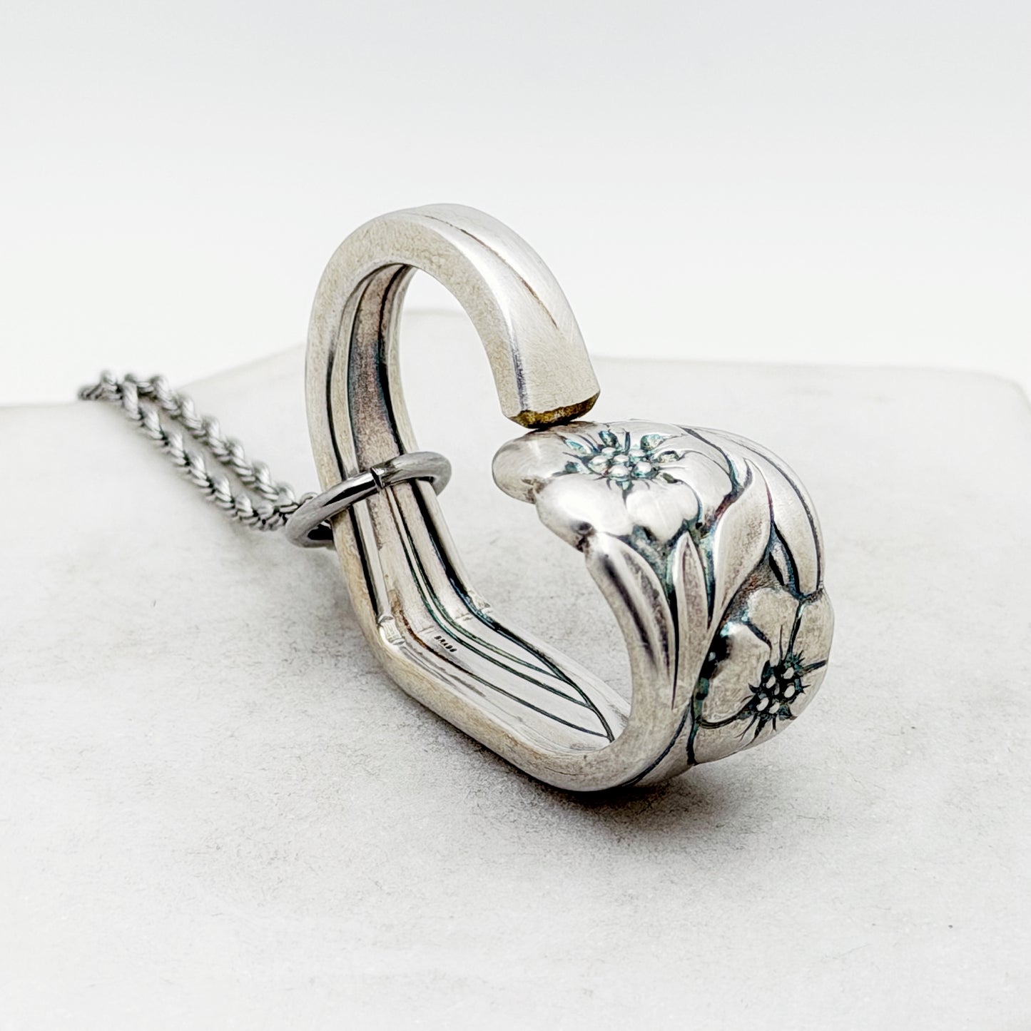 Trillia 1993, RARE Floating Heart, Vintage Spoon Jewelry Hearts callistafaye