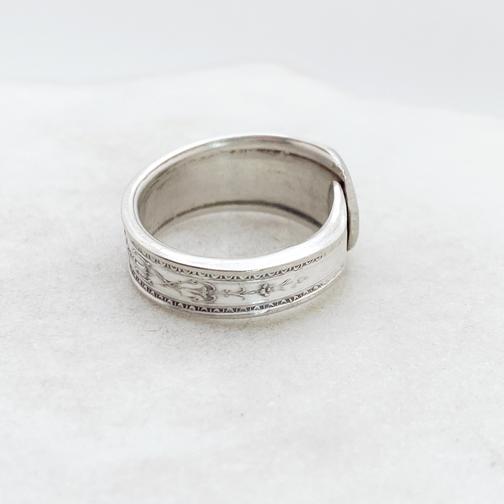 Orleans 1927, Custom Size Spoon Ring, Vintage Silverware Ring Rings callistafaye