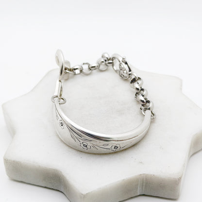 Springtime 1957, Curly Fork Heart Bracelet, Vintage Spoon Handle, Antique Fork Bracelet Bracelets callistafaye