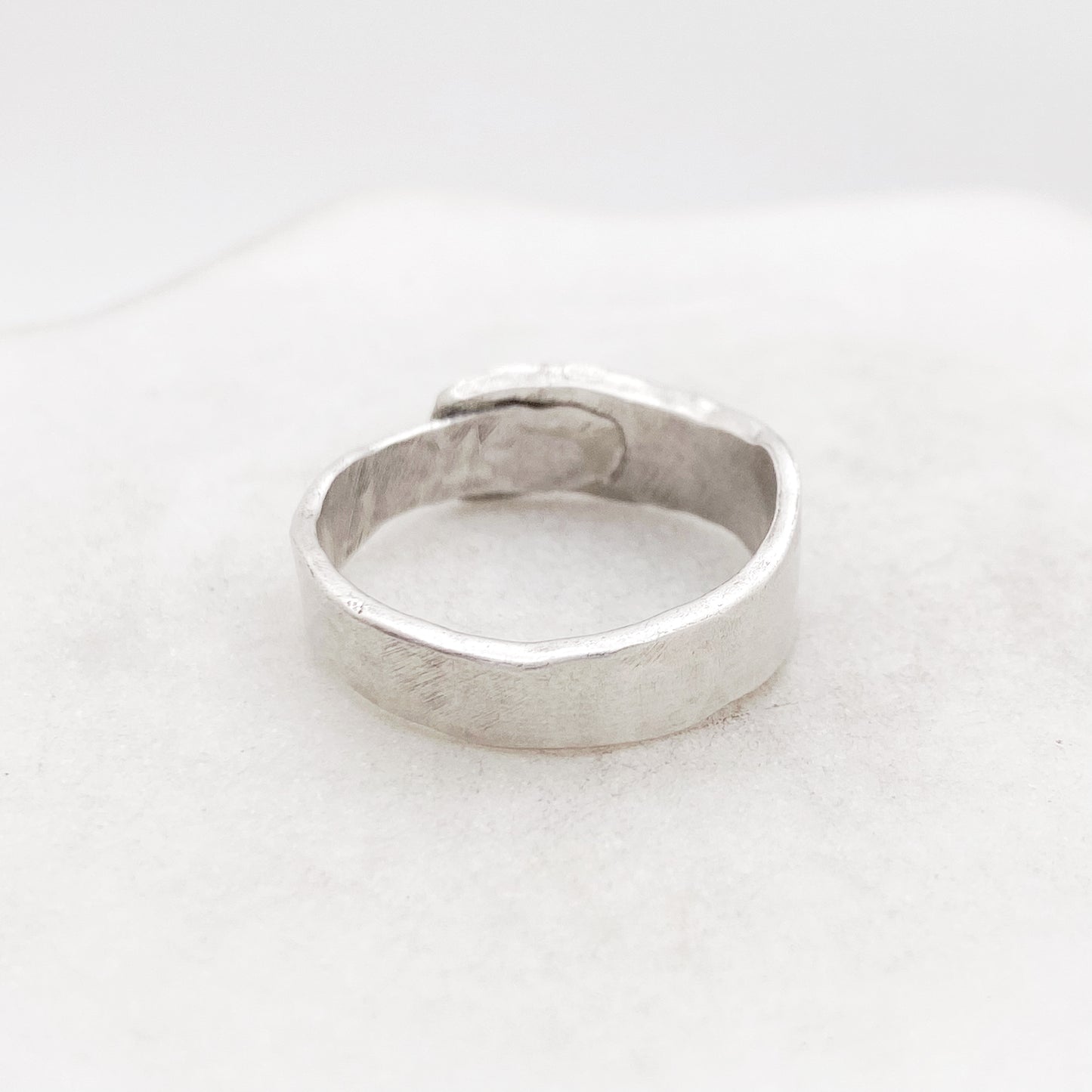 Fork Tine Ring, Hammered Stacking Ring, Reversible Ring Rings callistafaye