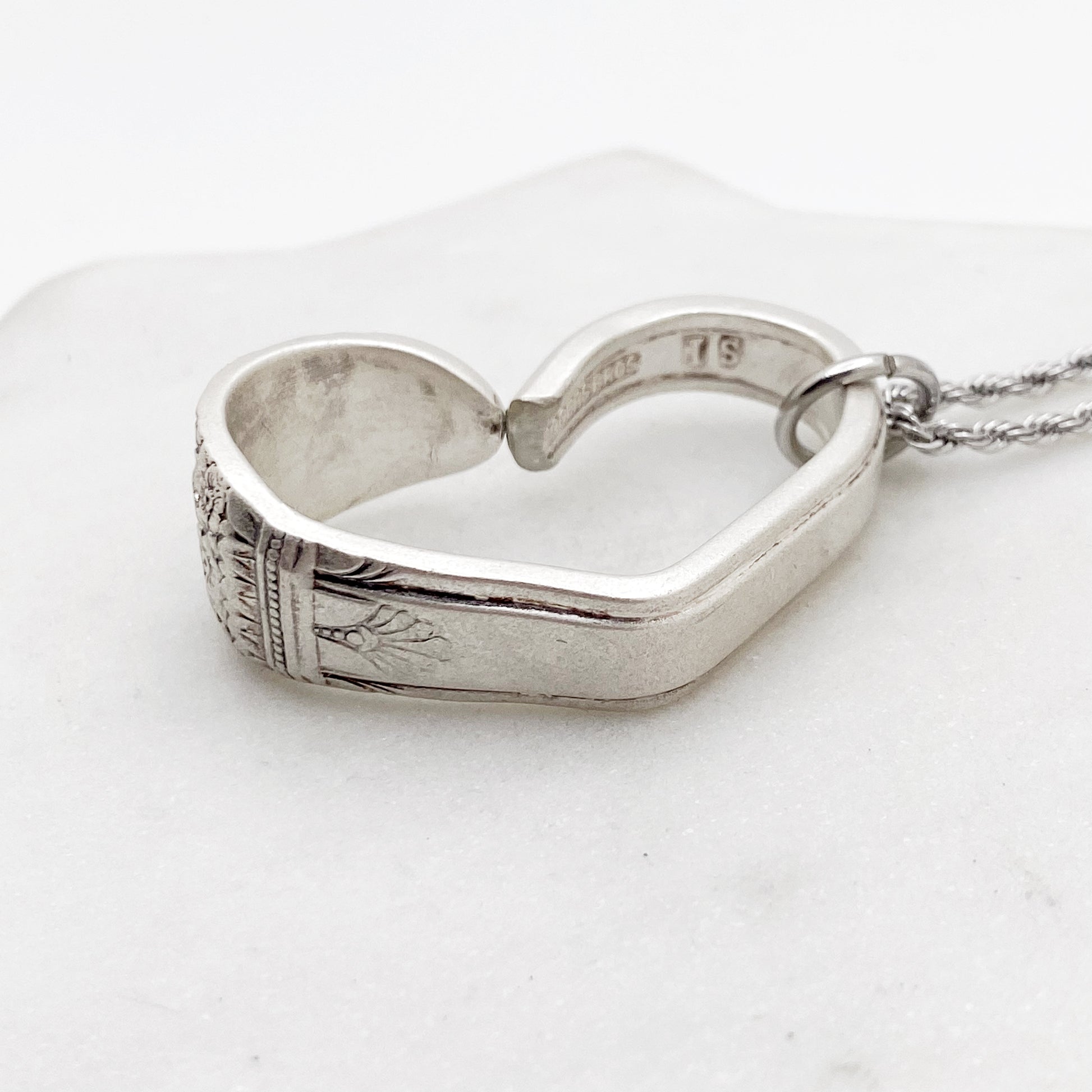 First Love 1937, Floating Heart, Vintage Spoon Jewelry Hearts callistafaye   