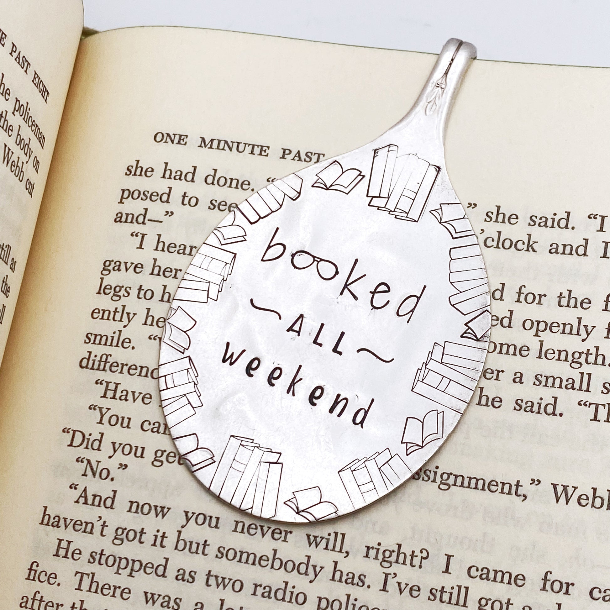 Booked All Weekend, Vintage Spoon Bookmark Bookmarks callistafaye   