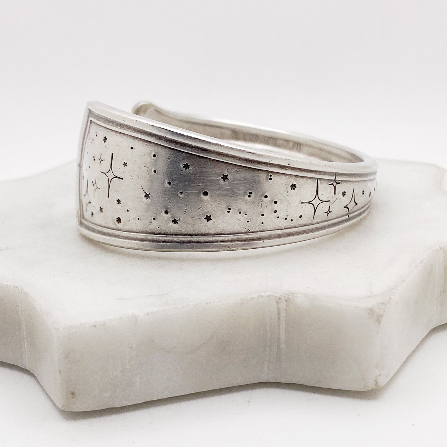 Starry Night, Oneida Hotel, Cuff Bracelet, Vintage Spoon Handle, Iced Tea Spoon Bracelet Bracelets callistafaye