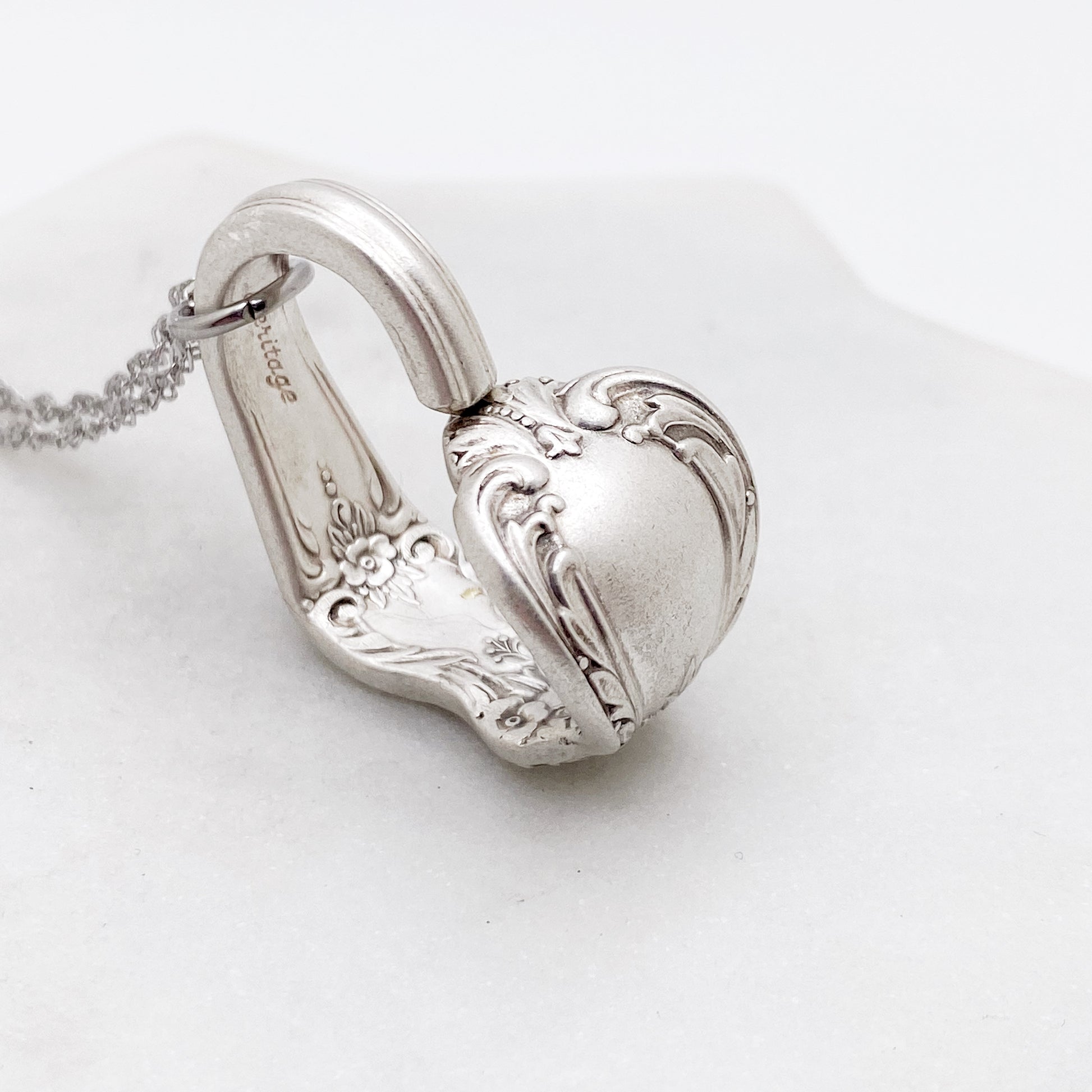 Heritage 1953, Small Floating Heart, Vintage Spoon Jewelry Hearts callistafaye   