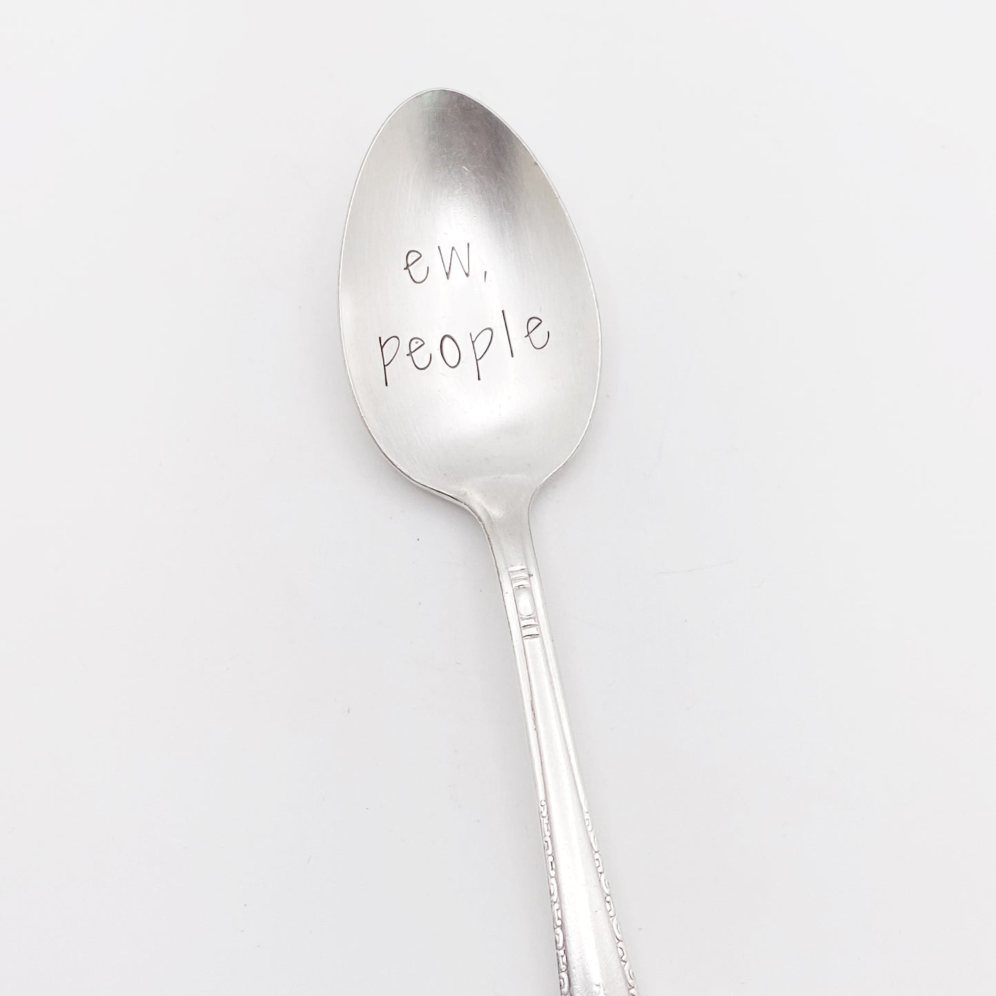 Ew People, Hand Stamped Vintage Spoon Spoons callistafaye