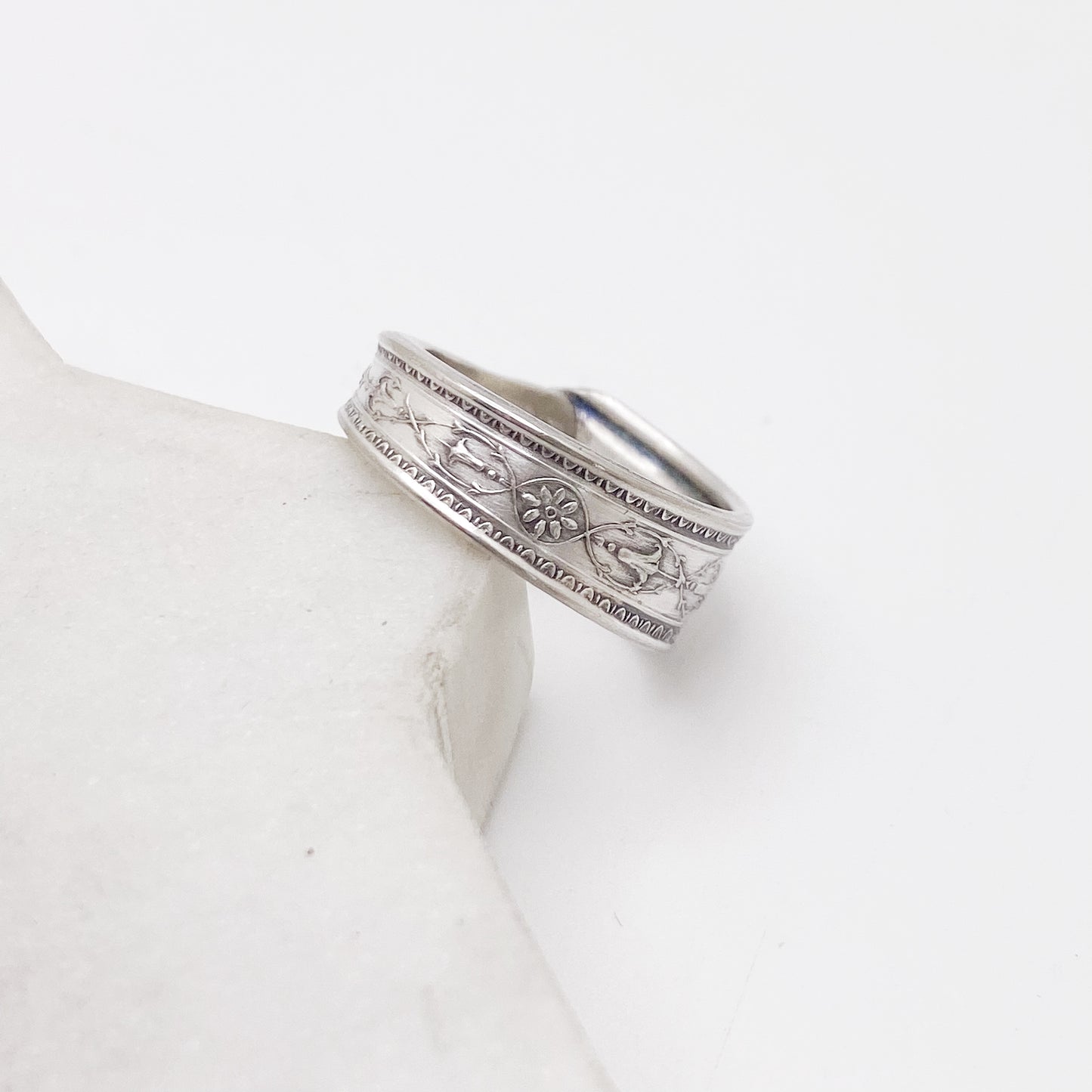 Orleans 1927, Custom Size Spoon Ring, Vintage Silverware Ring Rings callistafaye