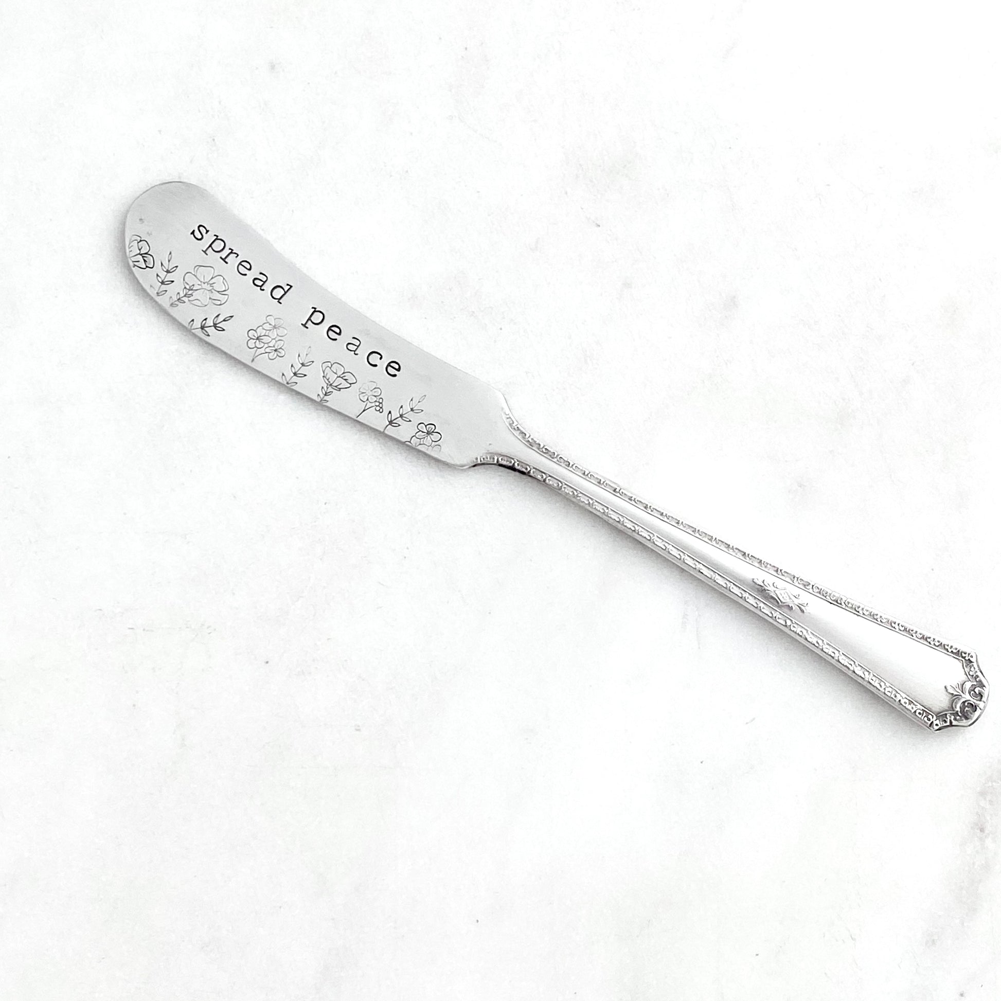 Spread Peace, Hand Stamped Vintage Spreader Spreaders callistafaye   