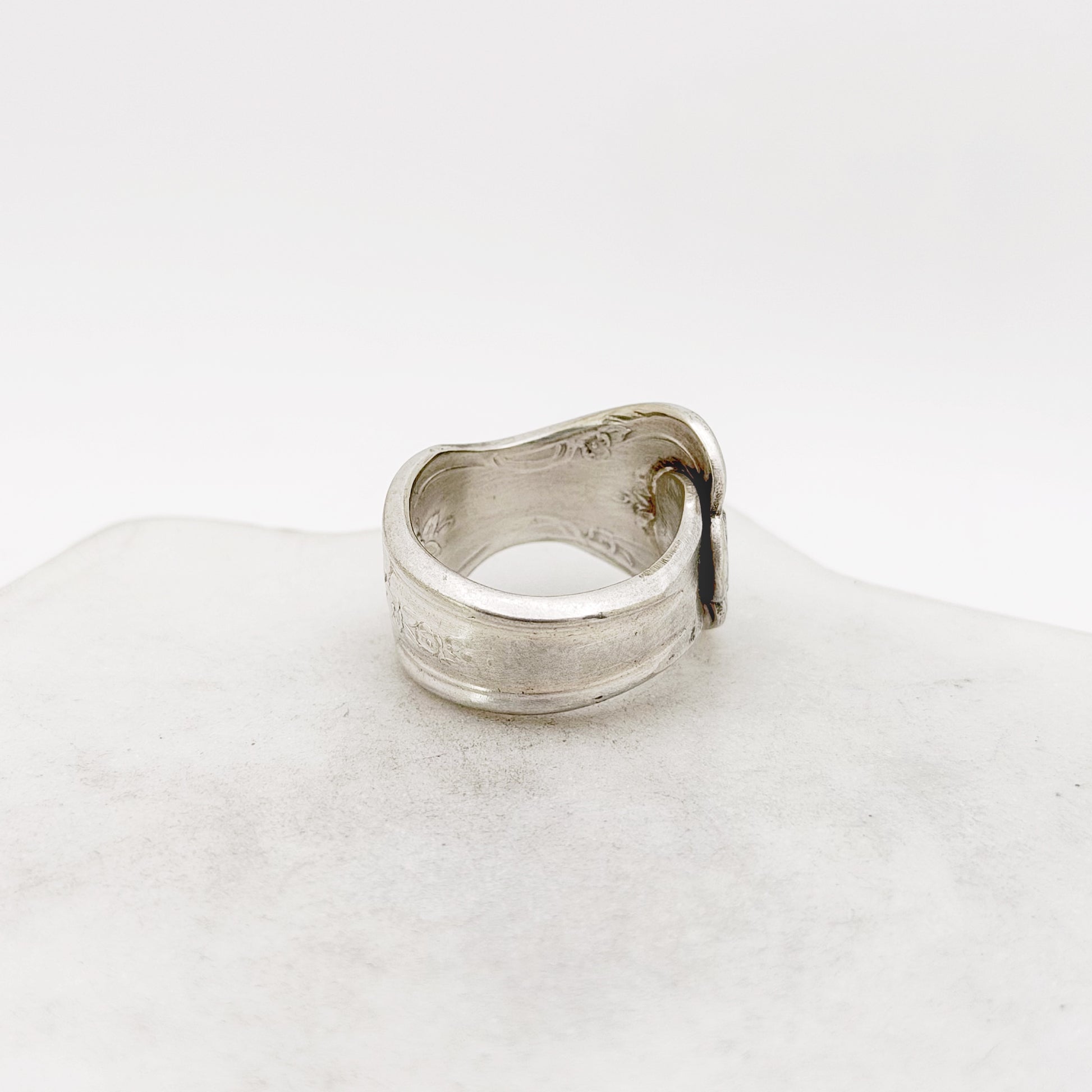 Inspiration - Magnolia 1951, Size 7 Spoon Ring, Vintage Silverware Ring Rings callistafaye