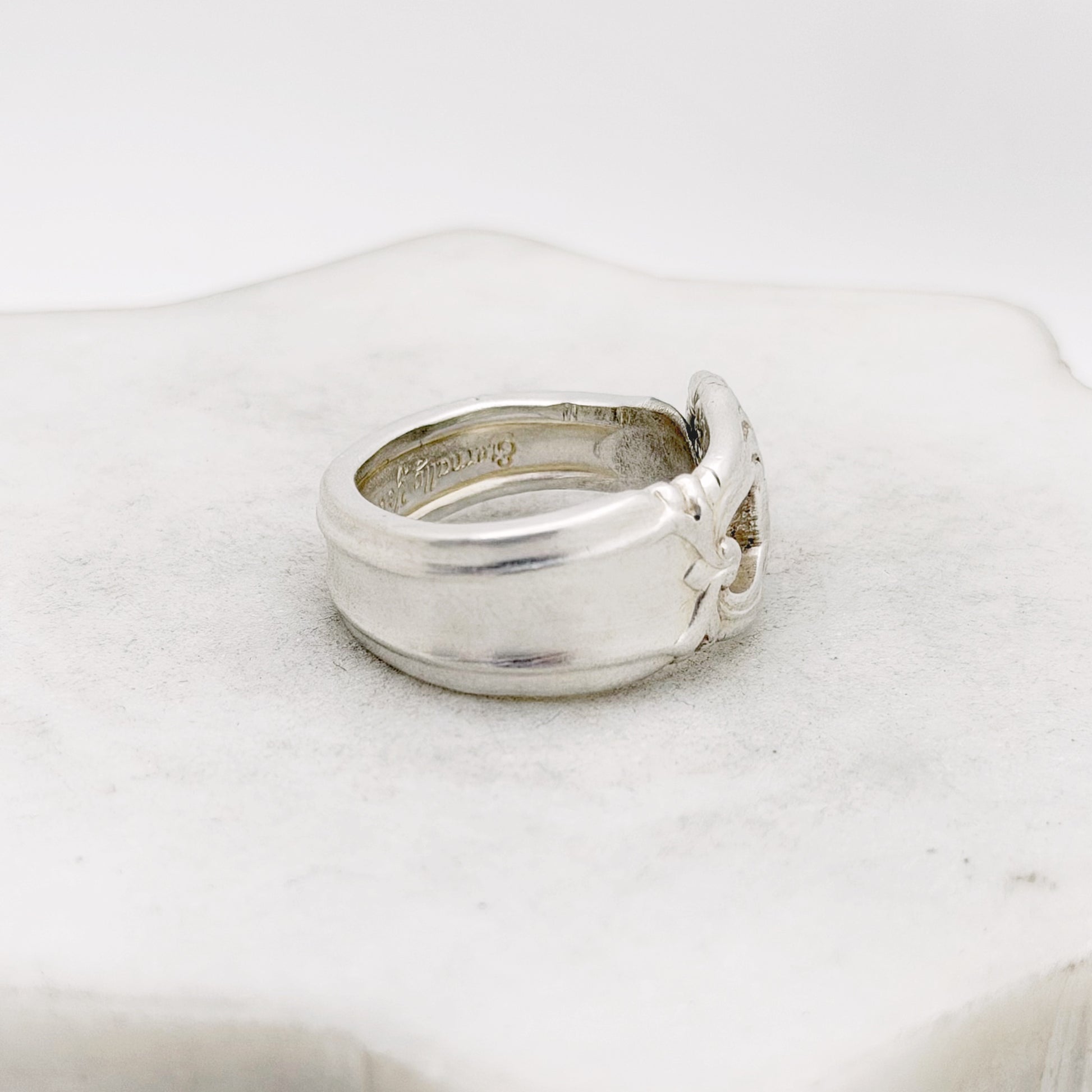 Eternally Yours 1941, Custom Size Spoon Ring, Vintage Silverware Ring Rings callistafaye