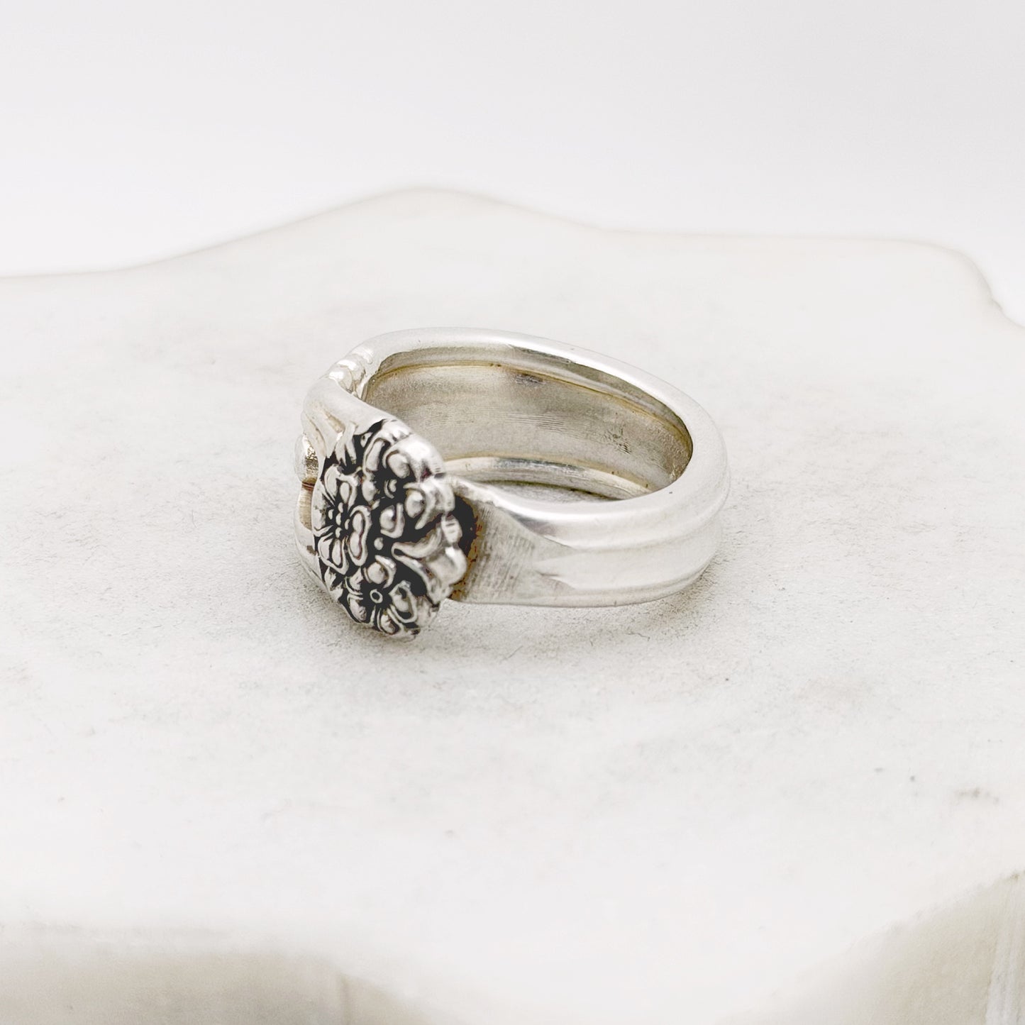 Eternally Yours 1941, Custom Size Spoon Ring, Vintage Silverware Ring Rings callistafaye
