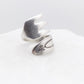 Sugar Tong Claw Ring, Adam 1917, Size 8.5, Spiral Ring, Vintage Spoon Ring Rings callistafaye   