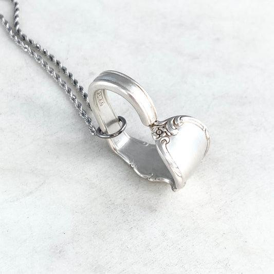 Reflection 1959, Floating Heart, Vintage Spoon Jewelry, 65th Birthday Hearts callistafaye   