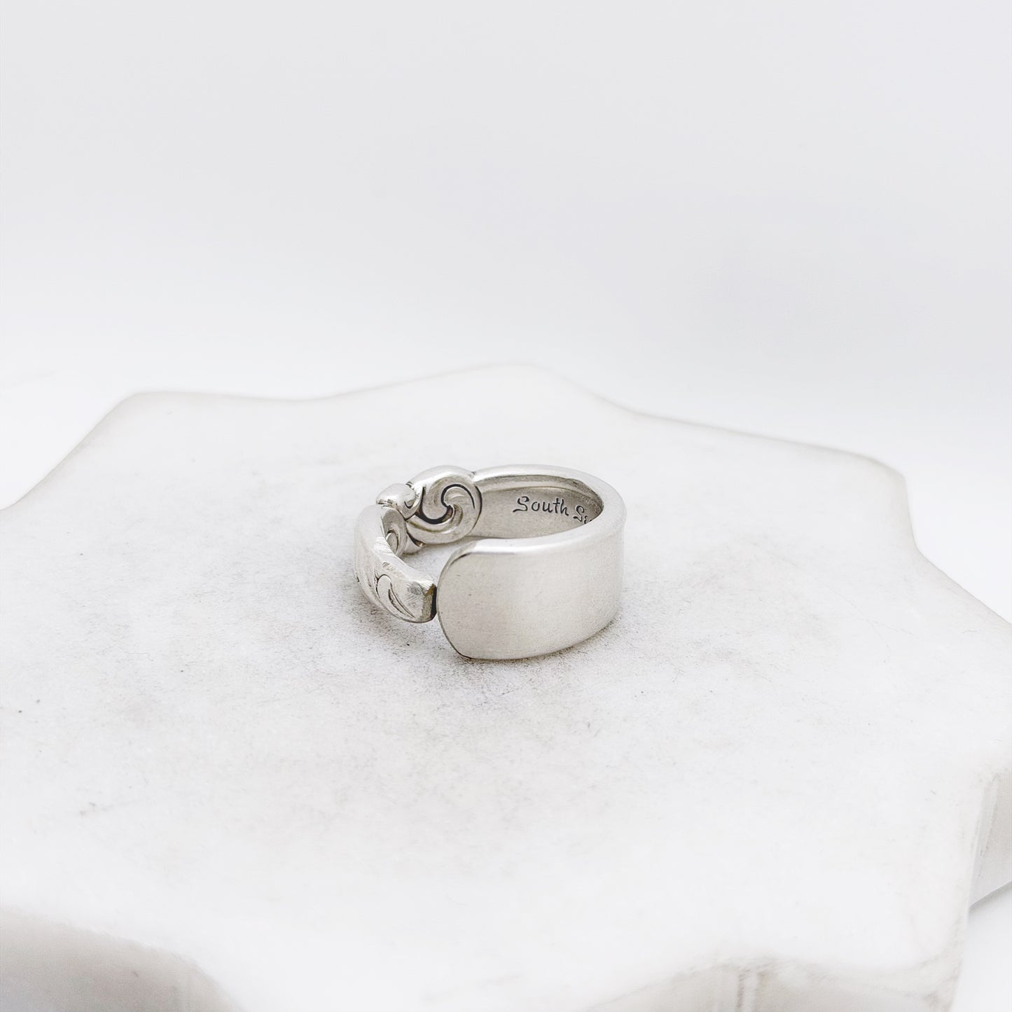 South Seas 1955, Custom Size Spoon Ring, Vintage Silverware Ring Rings callistafaye