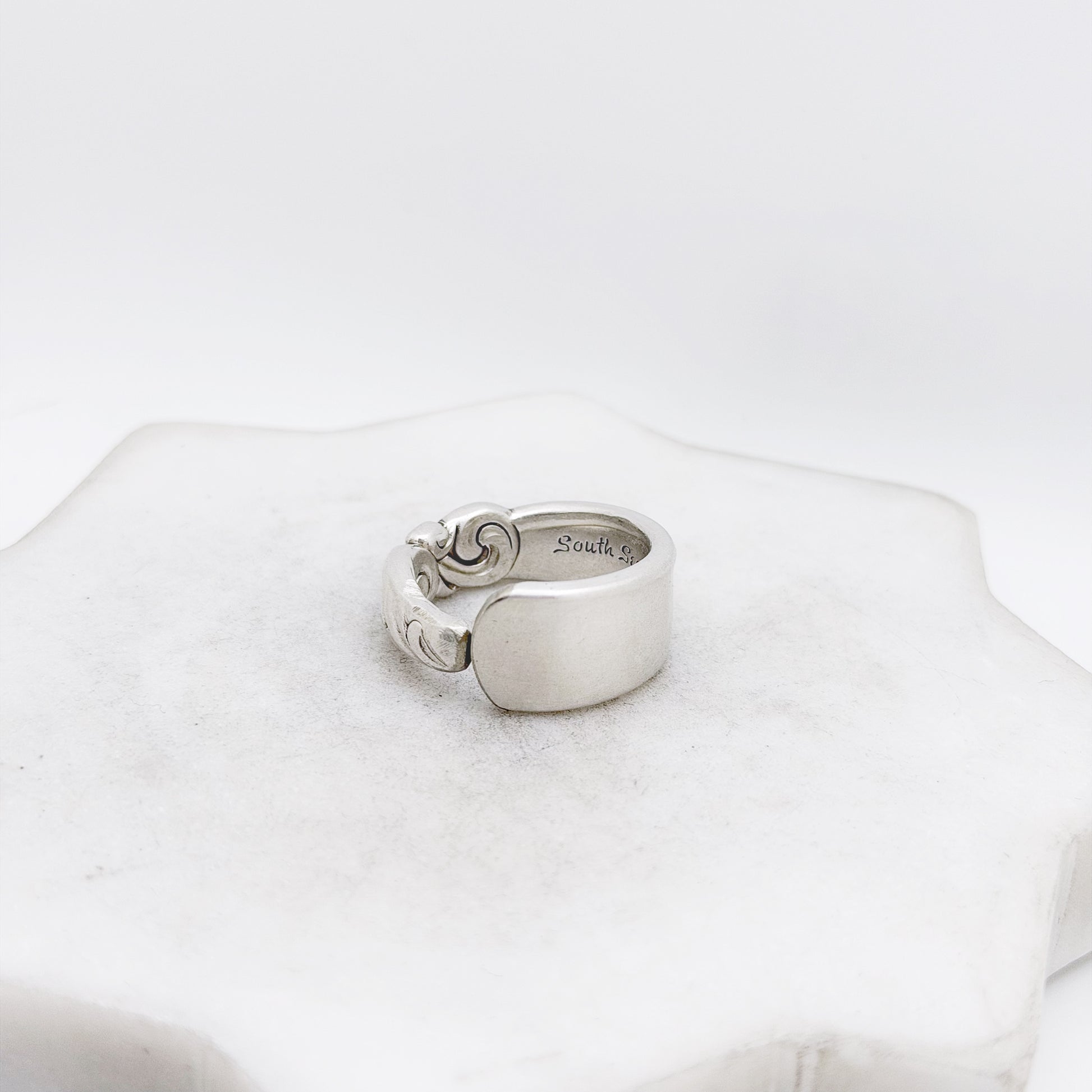 South Seas 1955, Custom Size Spoon Ring, Vintage Silverware Ring Rings callistafaye