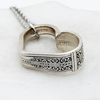 Celebrity - Wild Rose 1939, Floating Heart, Vintage Spoon Jewelry Hearts callistafaye