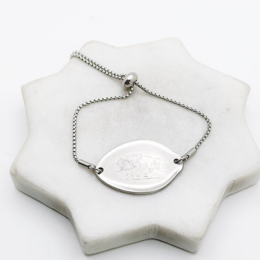 Rolex Adjustable Bracelet, Lucerne Lion Switzerland, Bucherer Jewelry, Reclaimed Collector's Spoon Bracelet, Vintage Souvenir Spoon Jewelry Bracelets callistafaye