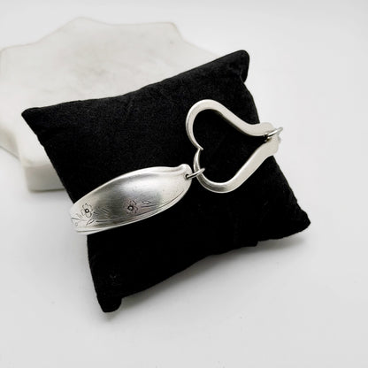 Springtime 1957, Curly Fork Heart Bracelet, Vintage Spoon Handle, Antique Fork Bracelet Bracelets callistafaye