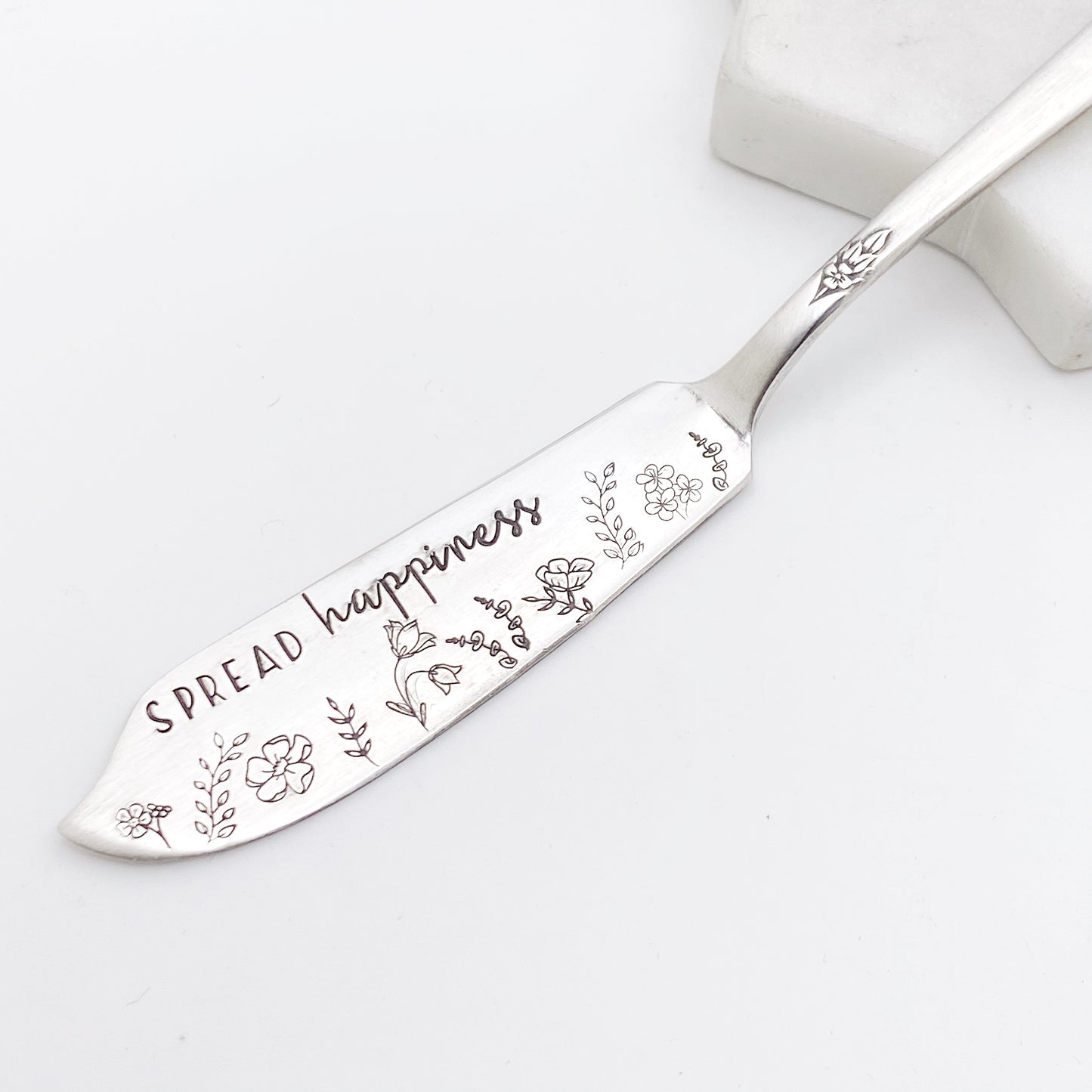 Spread Happiness, Hand Stamped Vintage Spreader Spreaders callistafaye