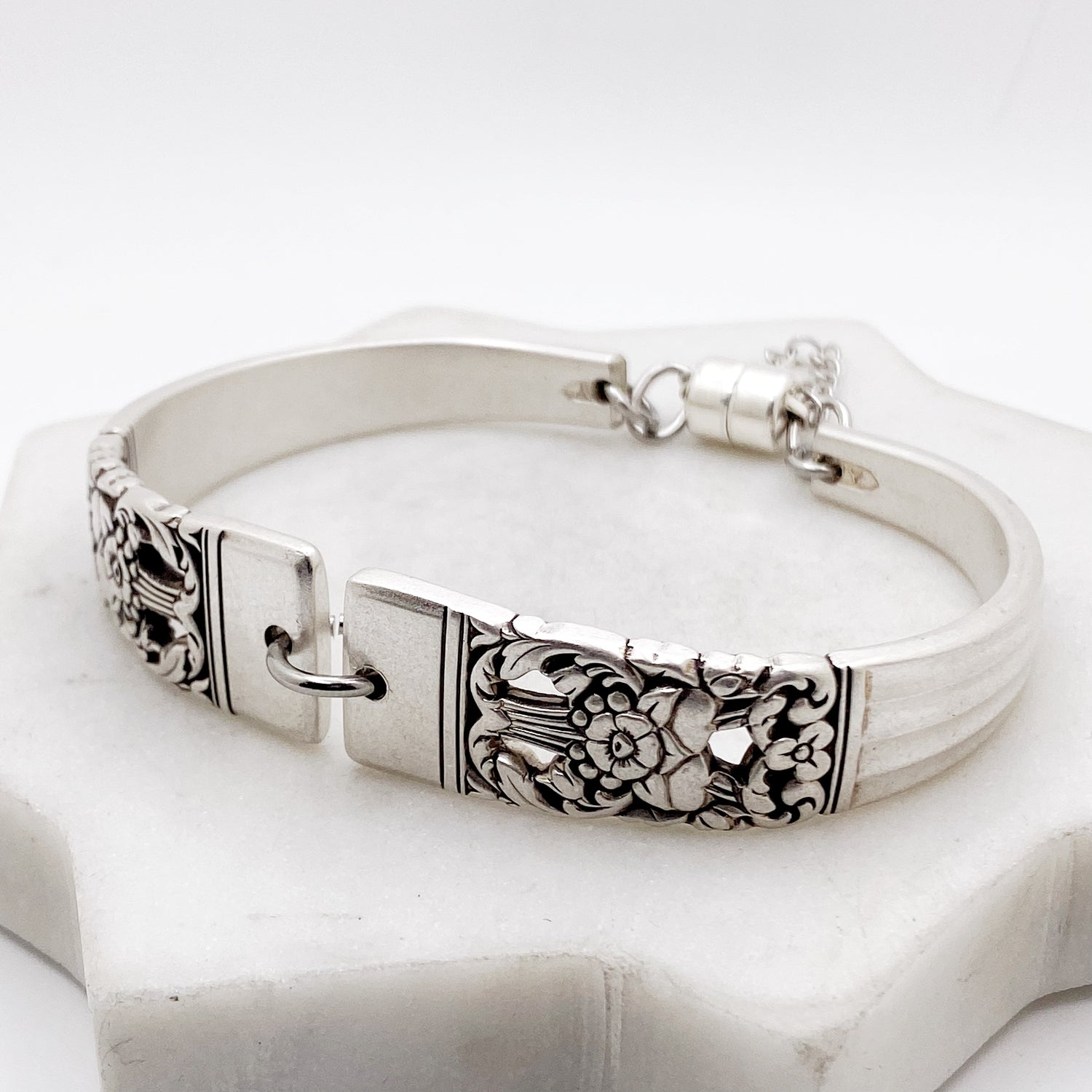 Coronation 1936, Two-Part Spoon Bracelet, Vintage Spoon Handle, Vintage Spoon Bracelet Bracelets callistafaye