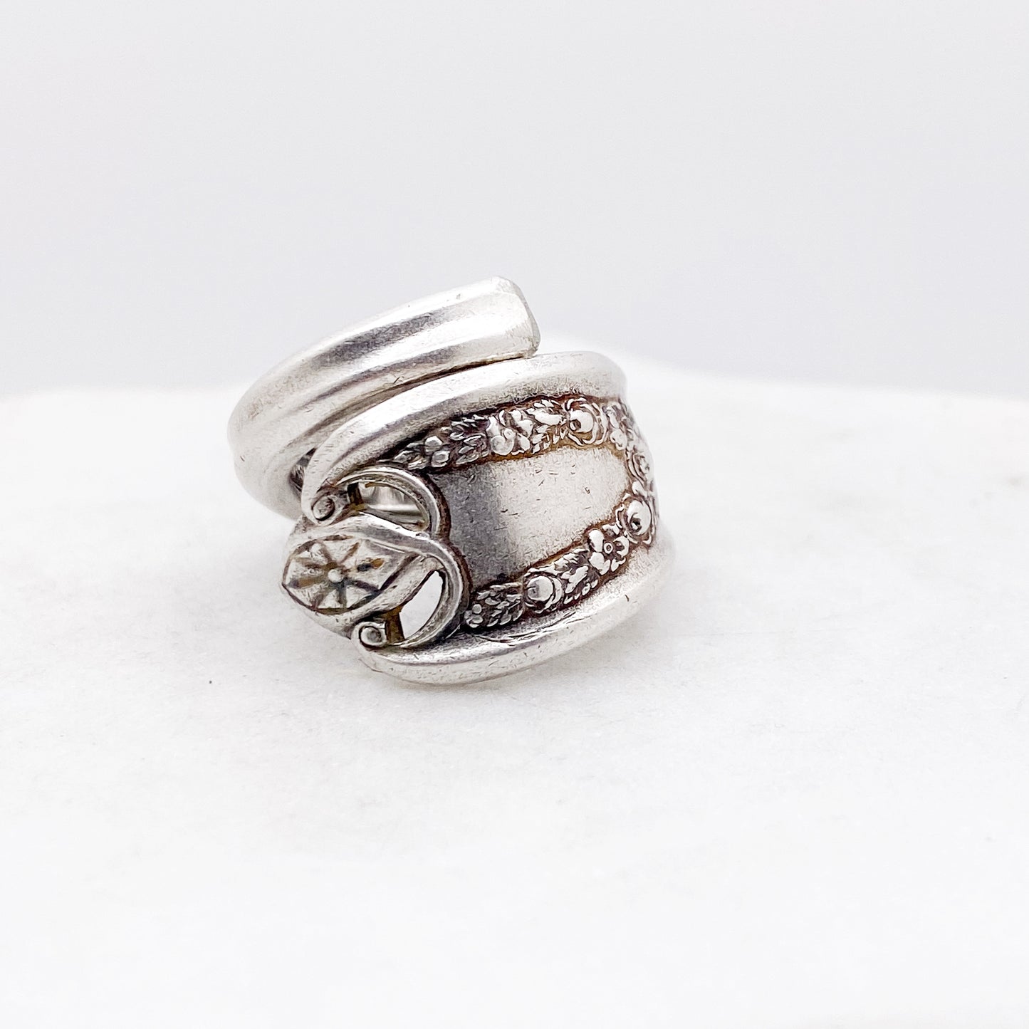 Old Colony 1911, Custom Size Spiral Spoon Ring, Vintage Spoon Ring Rings callistafaye