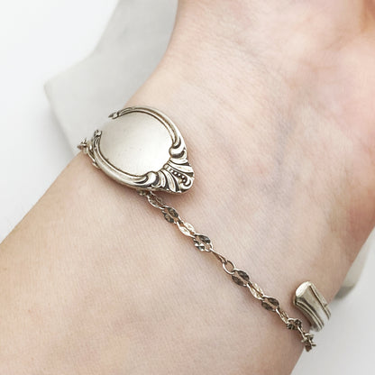 SMALL Precious Mirror 1954, Small Cuff Bracelet, Vintage Spoon Handle, Iced Tea Spoon Bracelet Bracelets callistafaye   