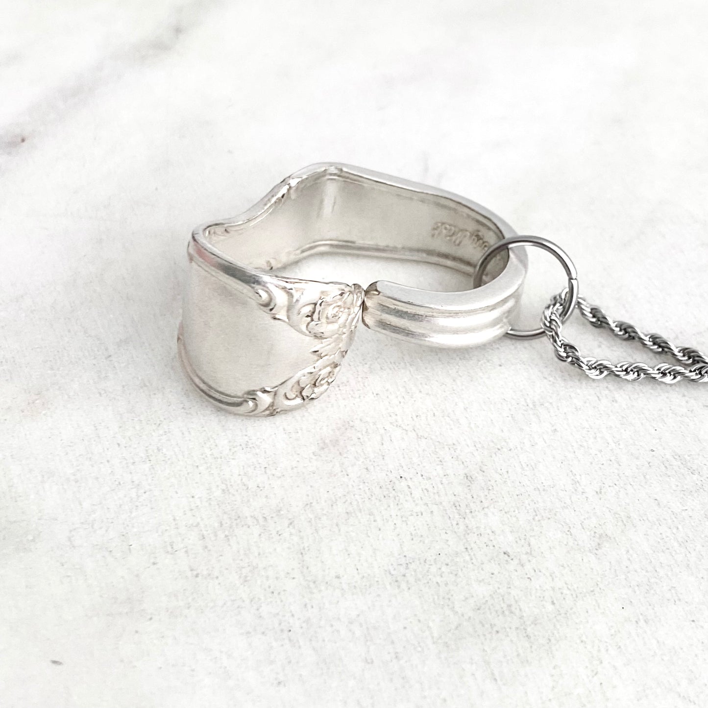 Silvery Mist 1955, Floating Heart, Vintage Spoon Jewelry Hearts callistafaye   