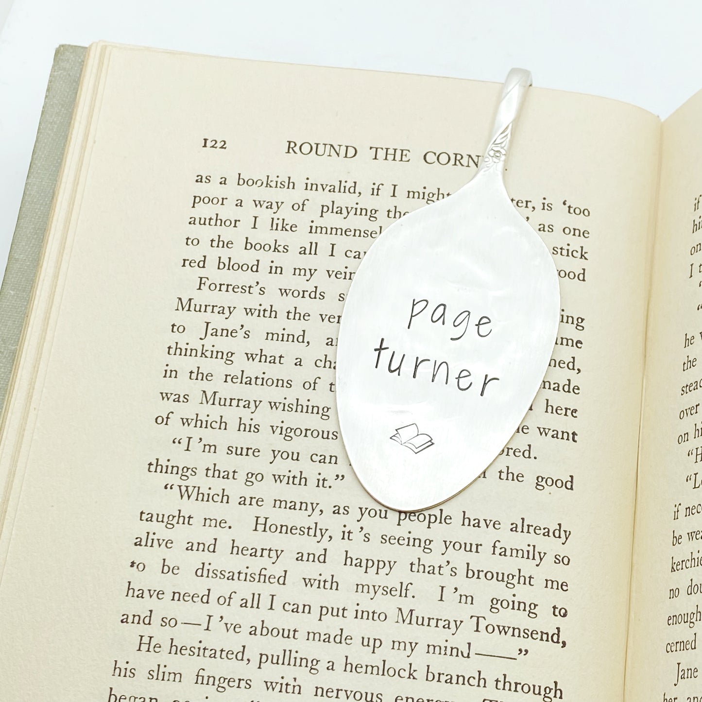 Page Turner, Vintage Spoon Bookmark Bookmarks callistafaye   