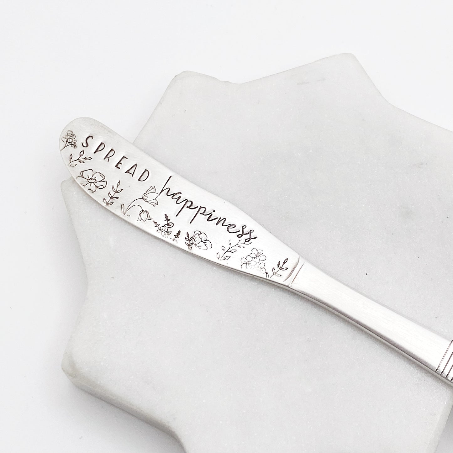 Spread Happiness, Hand Stamped Vintage Spreader Spreaders callistafaye   