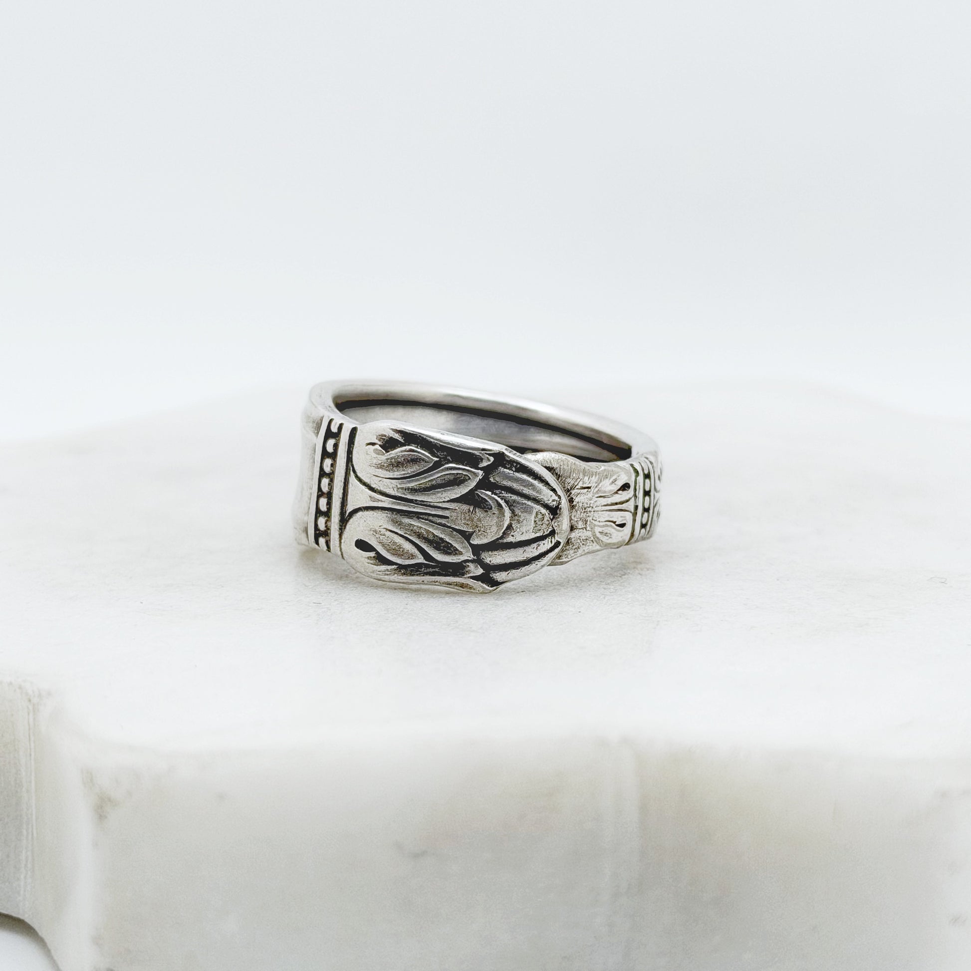 Danish Princess 1938, Size 8, RARE Spoon Ring, Vintage Spoon Ring Rings callistafaye