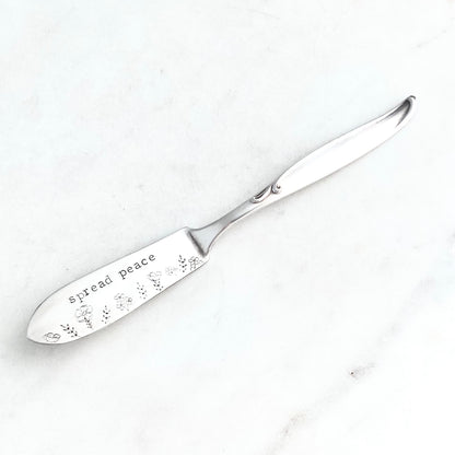 Spread Peace, Hand Stamped Vintage Spreader Spreaders callistafaye   