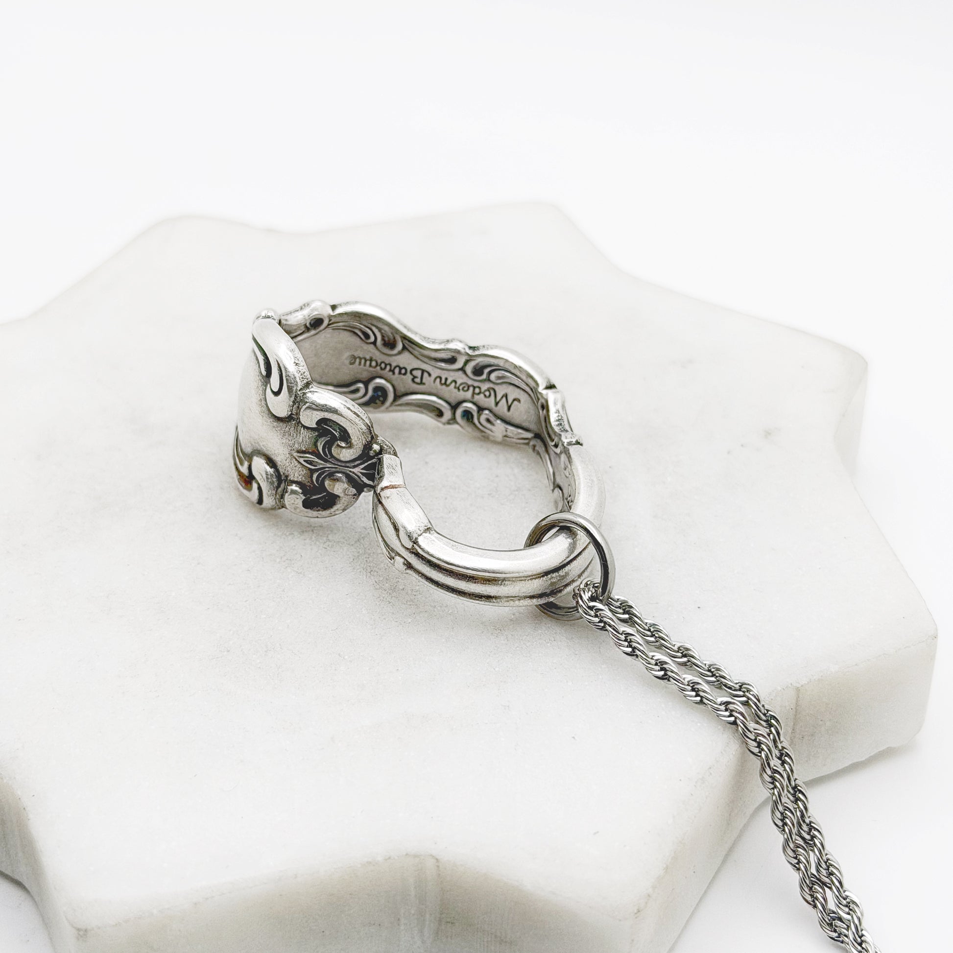 Modern Baroque 1969, Floating Heart, Vintage Spoon Jewelry Hearts callistafaye